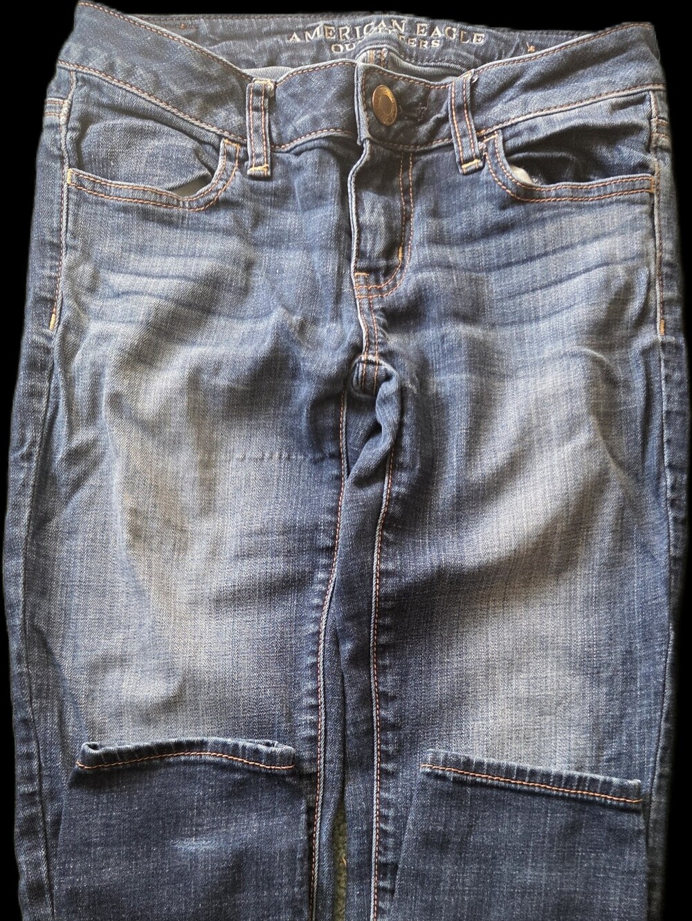 American Eagle Outfitters Women's Blue Skinny Jeans